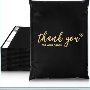 Thank You 10 Pack Poly Mailers 19 x 24 inch Extra Large Waterproof Non-Padded